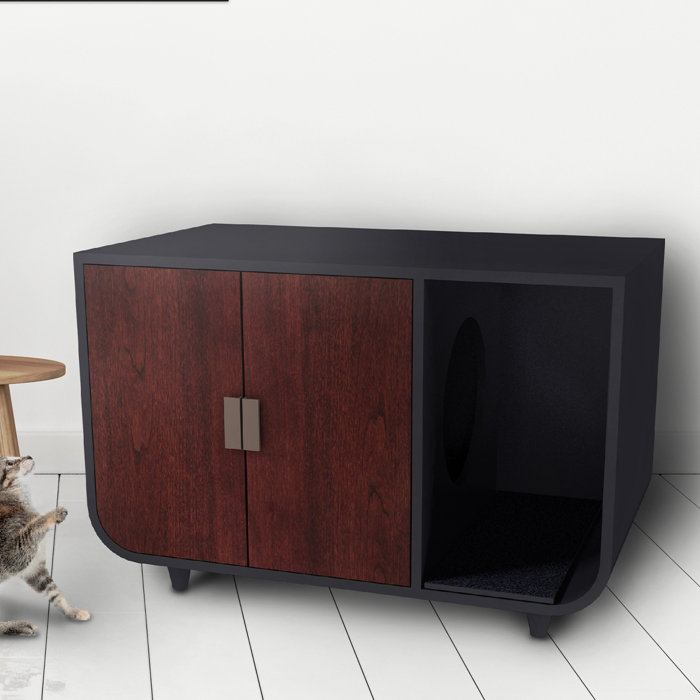 Teamson Pets Dyad Litter Box Enclosure & Reviews Wayfair